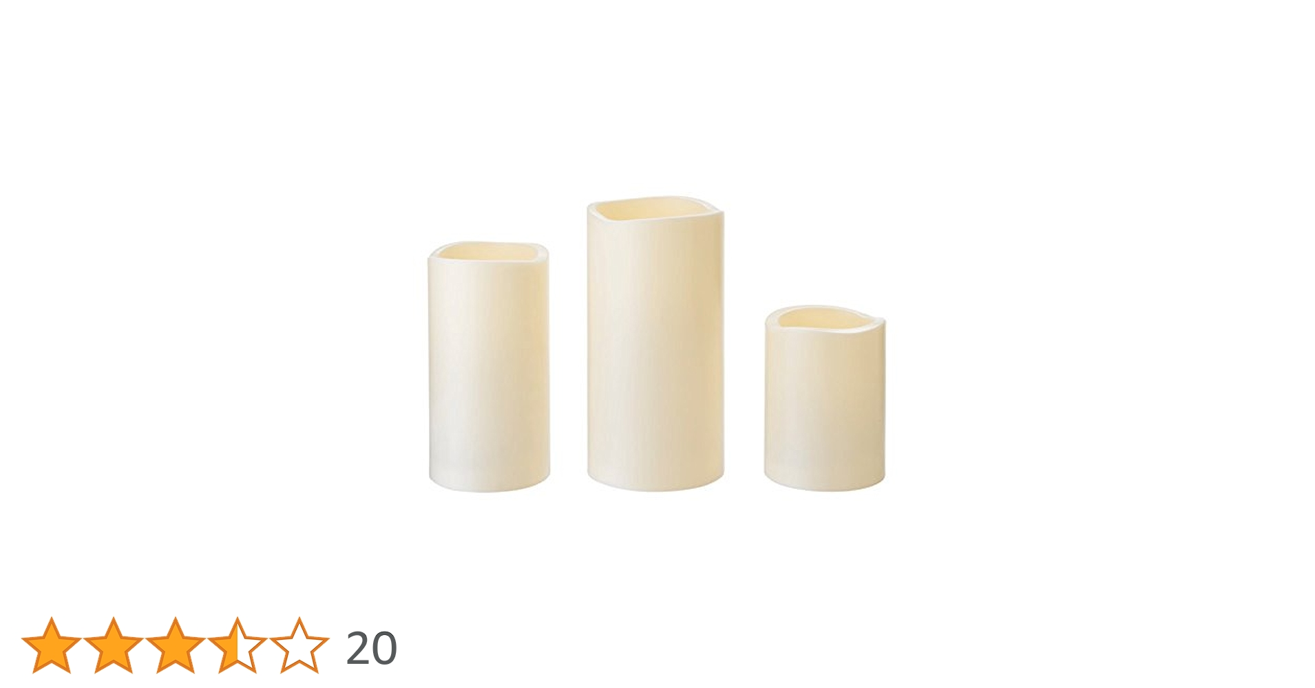 イケア　キャンドル　ライト　3本　セット LEDキャンドル（ろうそくライト）の通販 - IKEA